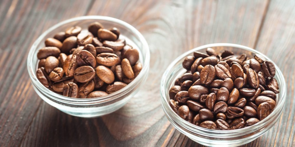 The difference between Arabica and Robusta coffee beans